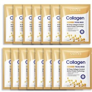 2 Collagen Facial Masks NEW womens skincare